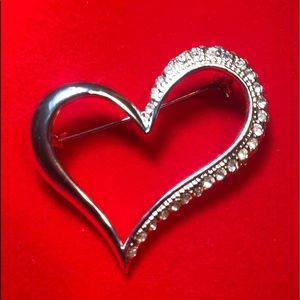 Silver LOVE ❤️ Brooch